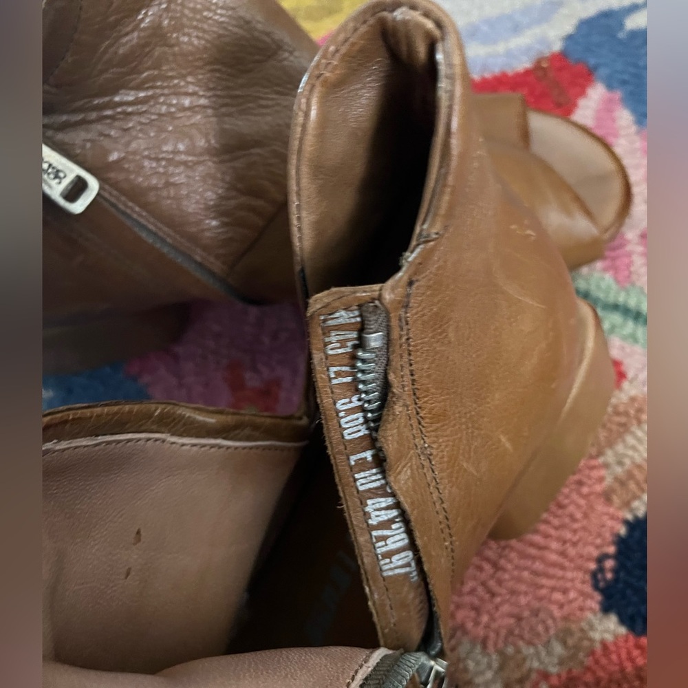 A.S.98 Open Toe Ankle Zip Booties - Picture 7 of 7